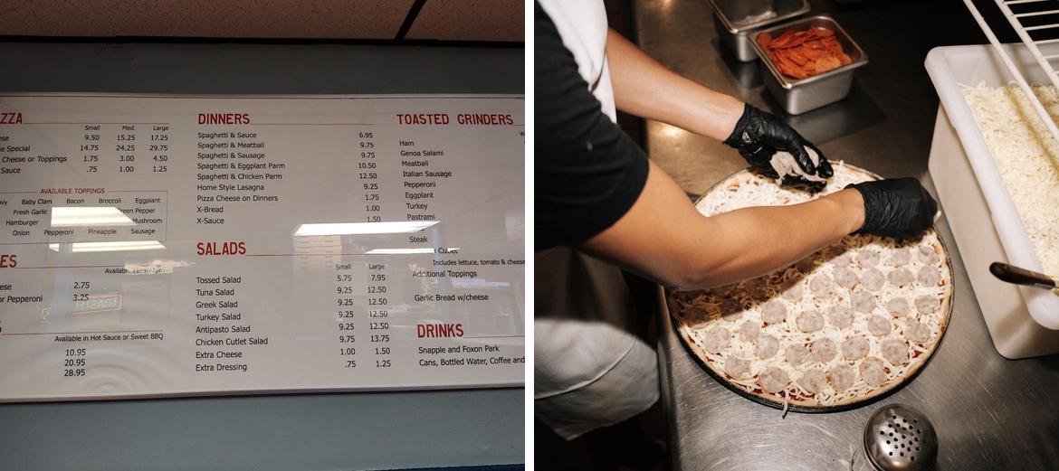 Pizza House Menu